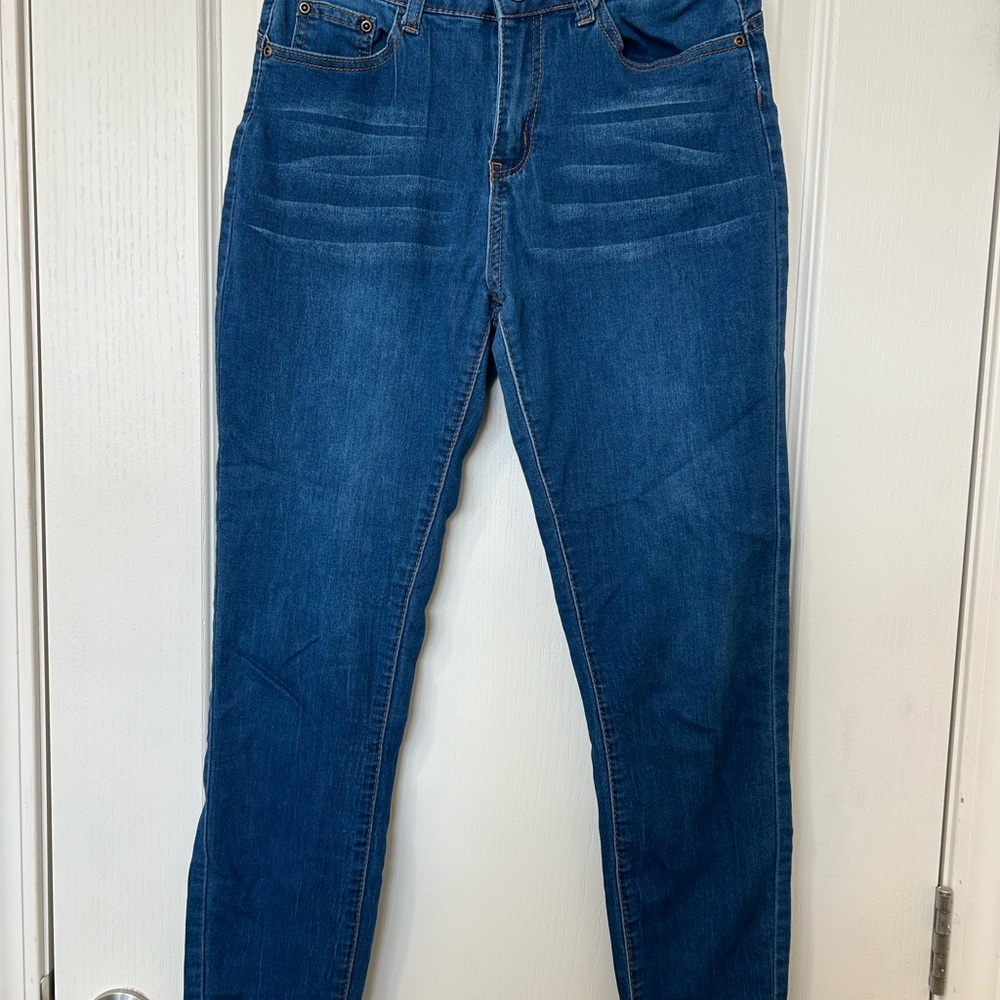 Red Bottoms Women's Dark Blue Skinny Jeans